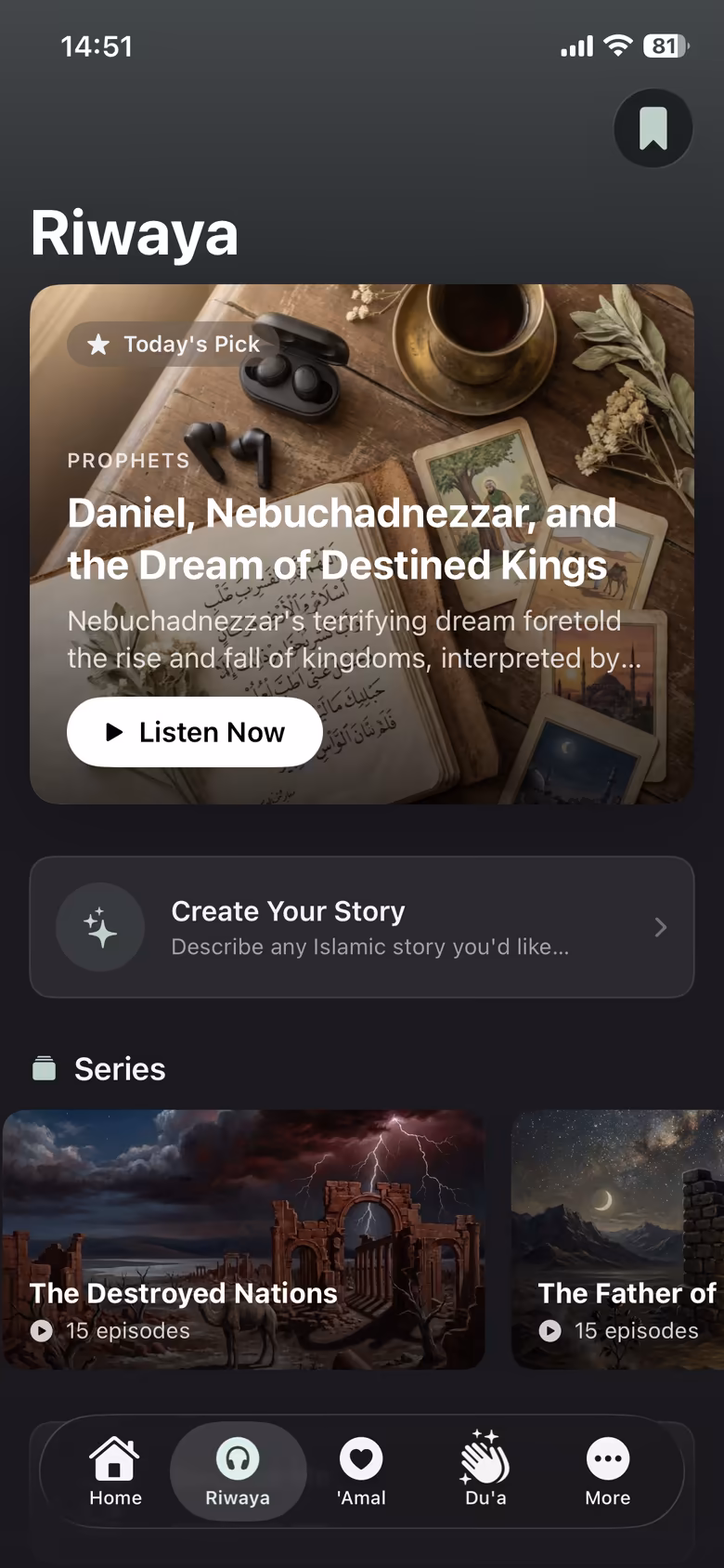 The stories of those who walked before us. Pressed into your headphones.